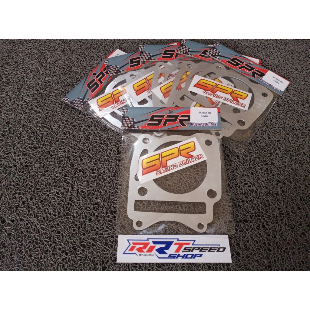 PACKING BLOK SATRIA F FU ALMUNIUM 0.3 0.5 1 2 2.8 3 MM SPR RACING