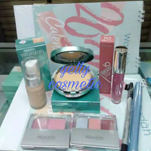 wardah paket 7in1 makeup
