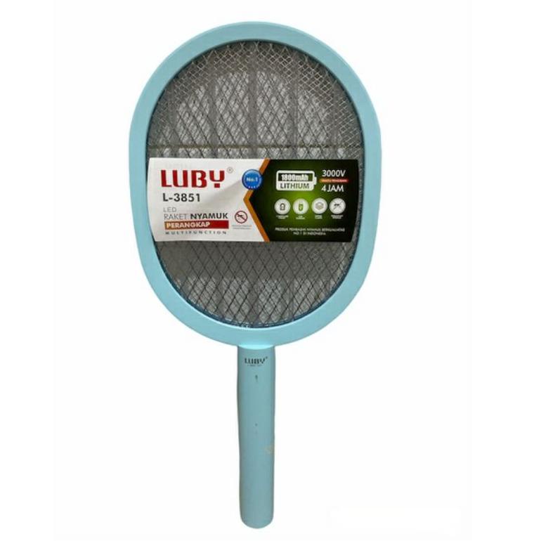 ➭ Raket Nyamuk Cas Luby L-3839/Raket nyamuk Cas 2 IN 1/Raket nyamuk Cas Luby L-3838/raket nyamuk Cas