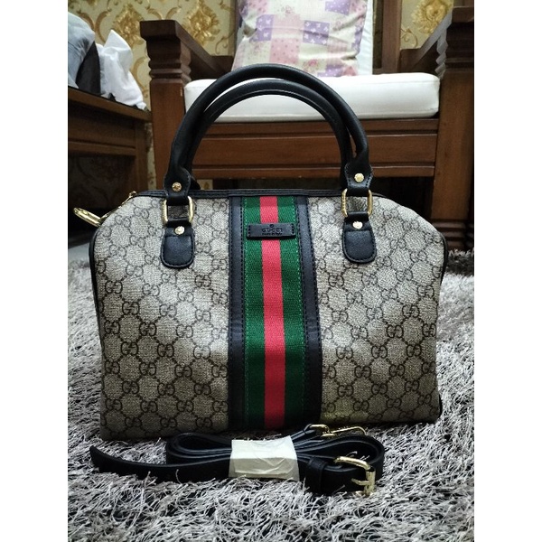 TAS SPEEDY GUCCI BOSTON, LUXURY PRELOVED