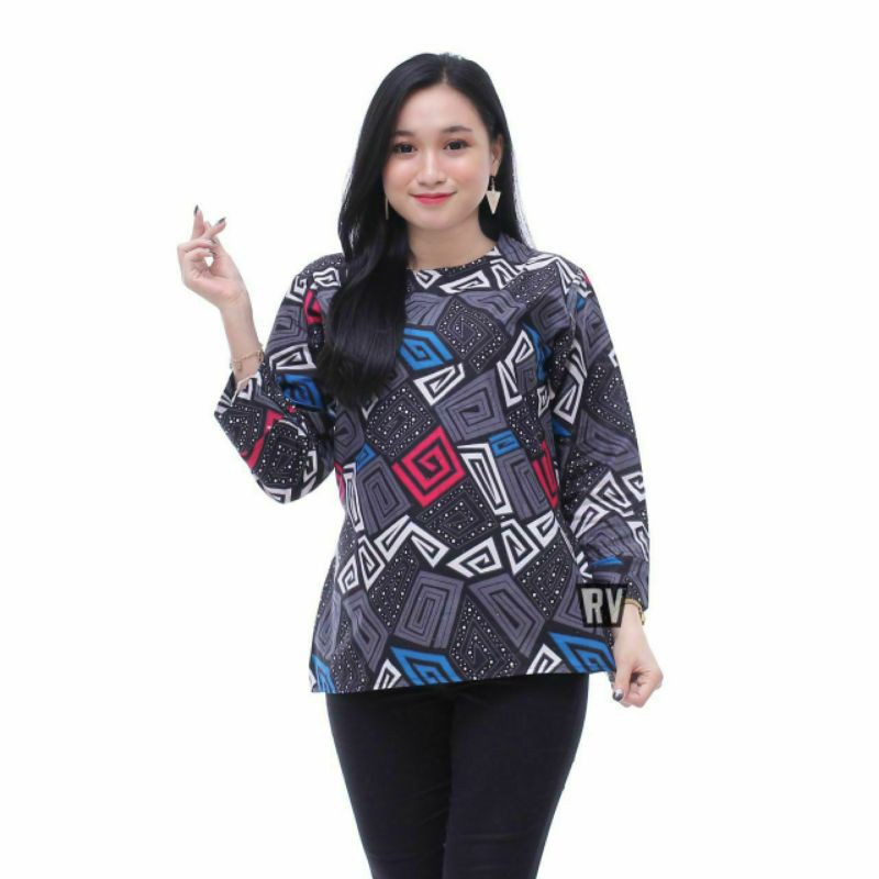 Batik Dolby Dolbi Dobby Doby Tenun Sutra Tulis Katun ATBM Baron ATASAN BATIK WANITA