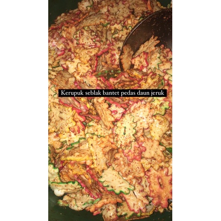 

KERUPUK SEBLAK PEDAS DAUN JERUK