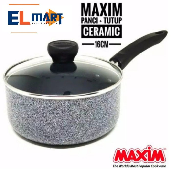 Panci Sauce Pan Maxim Neostone 16cm Ceramic Anti Lengket Panci Susu