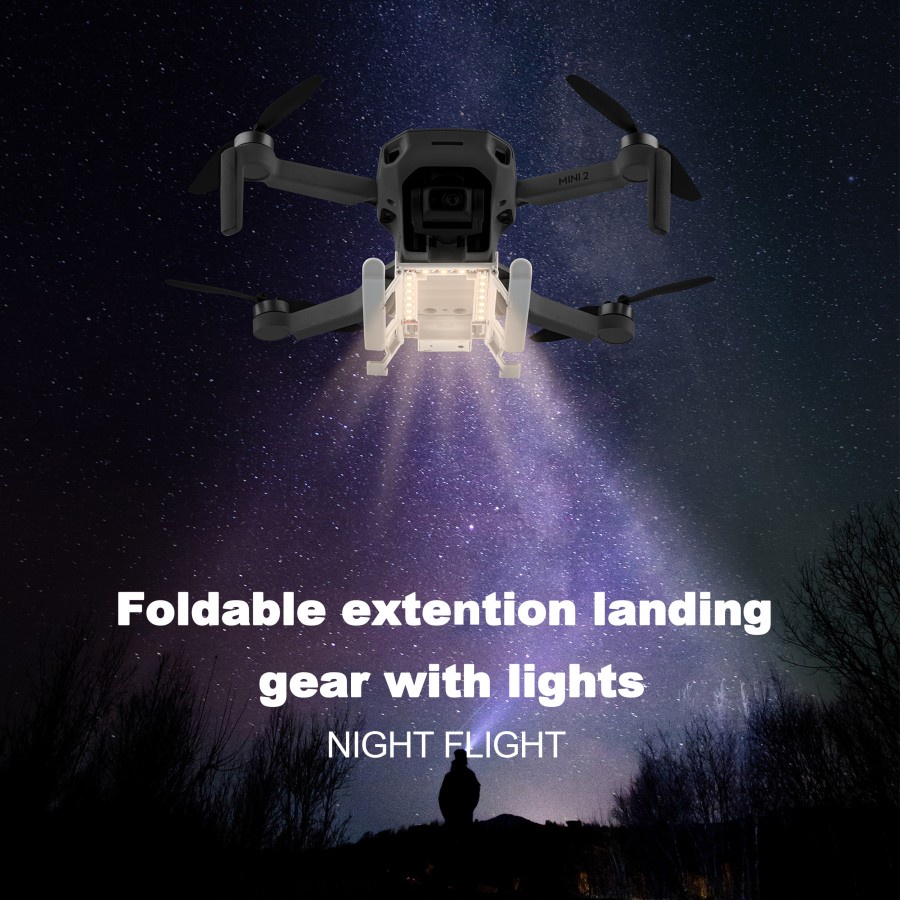 Startrc LED Foldable Landing Gear for DJI Mavic Mini 2 and Mini 1