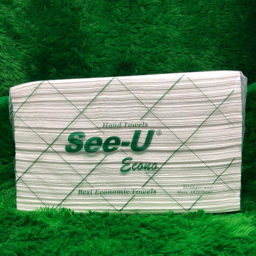 SEE-U TISSUE HAND TOWEL MULTIFOLD DE ECO GREEN 140 SHEETS