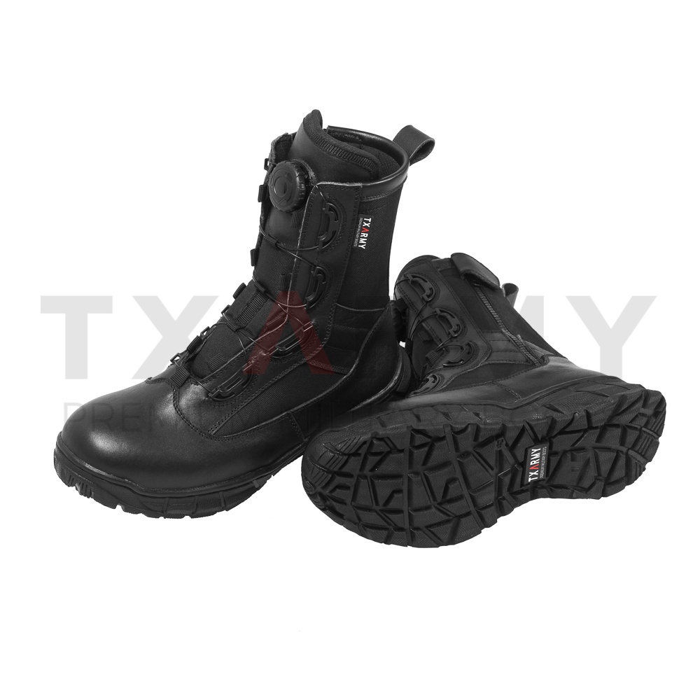 Sepatu PDL Tali Putar Jatah Pembagian TNI Polri