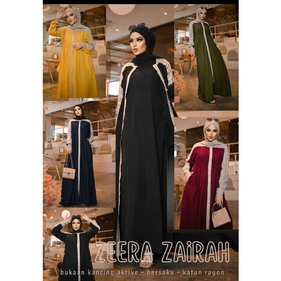 ZEERA ZAIRAH DRESS ORI BY ZEERA