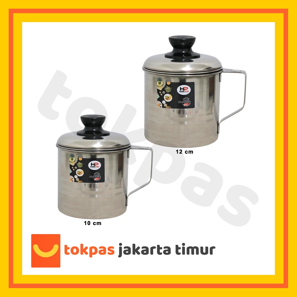 Kapasitas BESAR 1,1 L Oil Pot Wadah Penyaring Minyak Tempat Penyaringan Minyak Goreng Oil Pot Gelas 