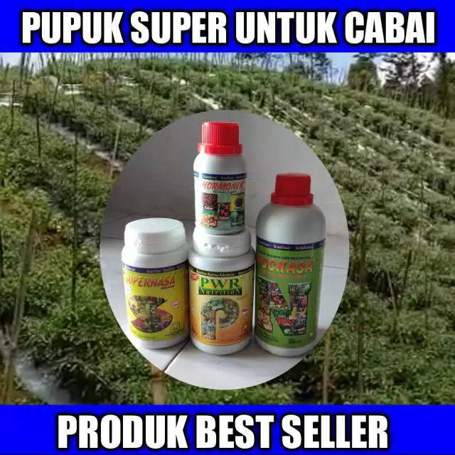 Budidaya Cabe Nasa Paket Pupuk Cabe Organik/Hormonik Supernasa Poc Nasa Powernutrition /Nasa Jakarta