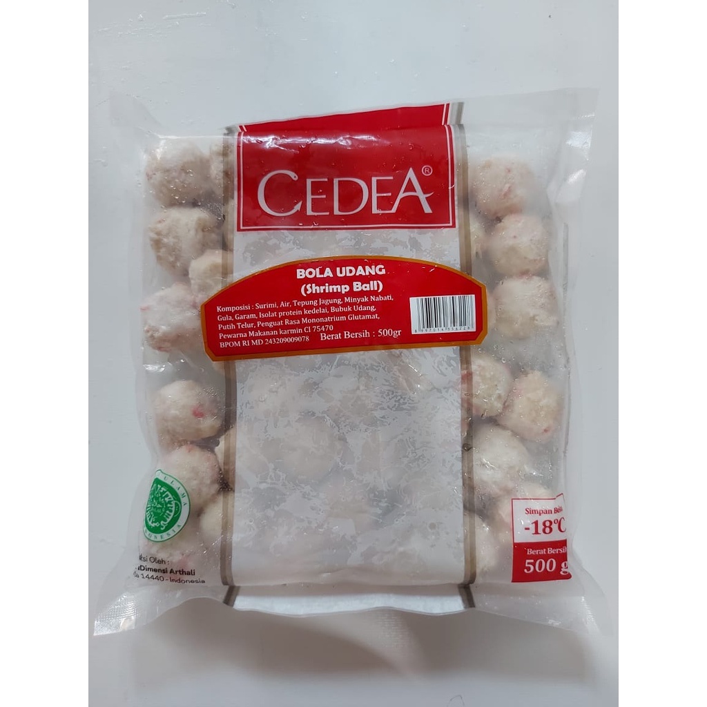 

CEDEA Shrimp Ball/Bola Udang [500g]/Bakso Udang