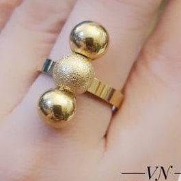 Titanium Perhiasan Cincin Wanita C7073