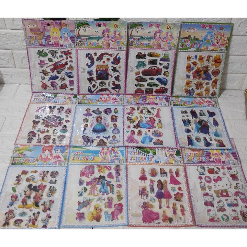 

Stiker mainan stiker karakter anak