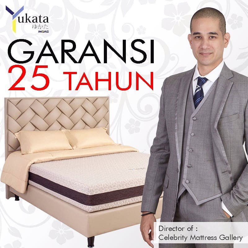 YUKATA TITANIUM KASUR INOAC JAPAN TECHNOLOGY QUALITY UK 200x160x25 CM