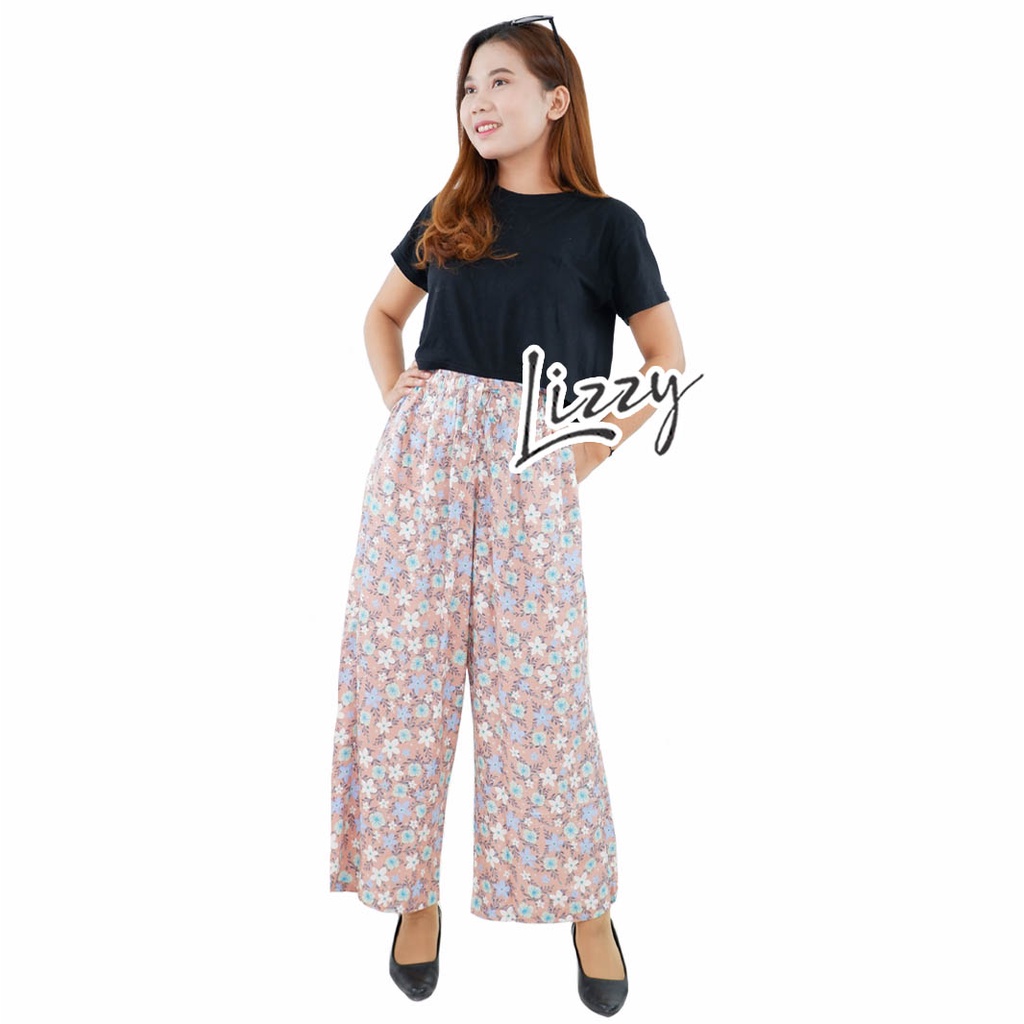 Lizzy - LOOSE PANTS FLOWER RAYON PREMIUM