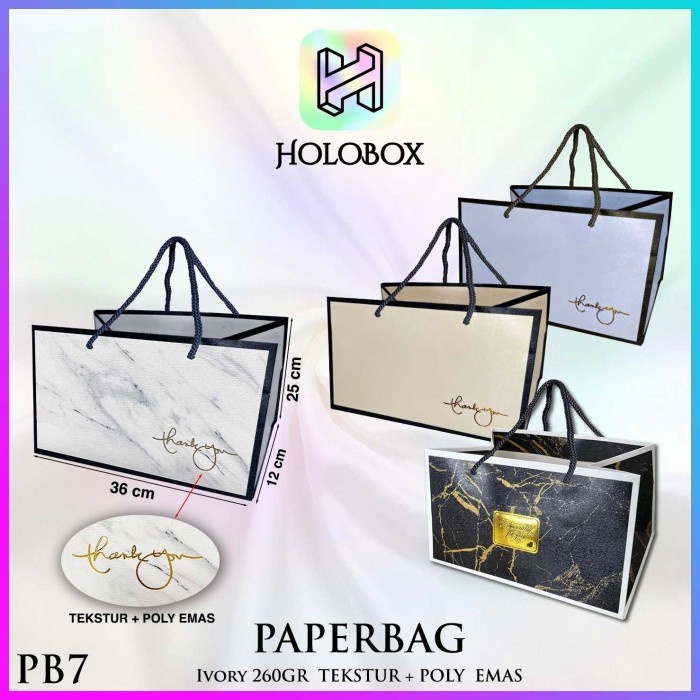 

Paper Bag / Polos / Souvenir / Murah / Kantong / Kertas / Goodie Bag / Premium / PB7