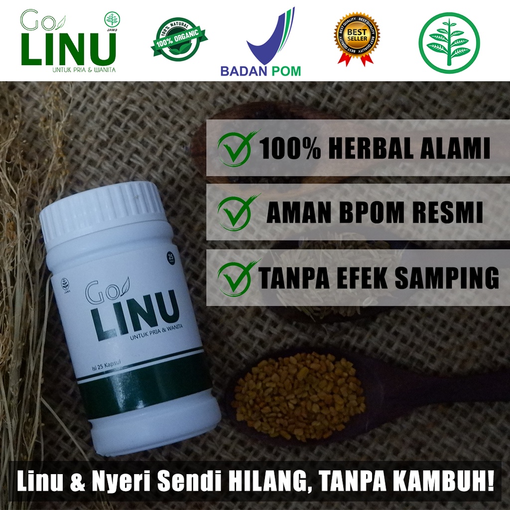 Golinu herbal terbuat dari bahan alami pilihan