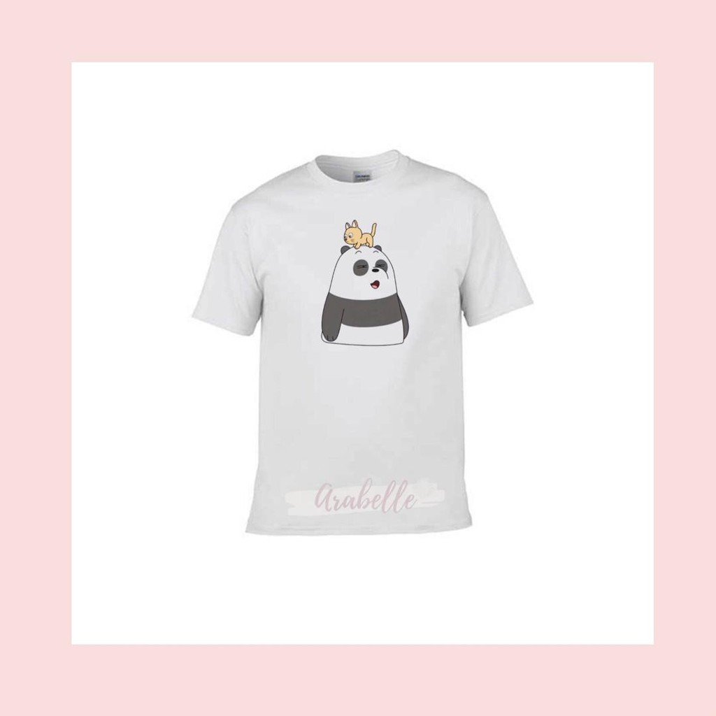 BAJU KAOS SLEEPY PANDA WITH CAT