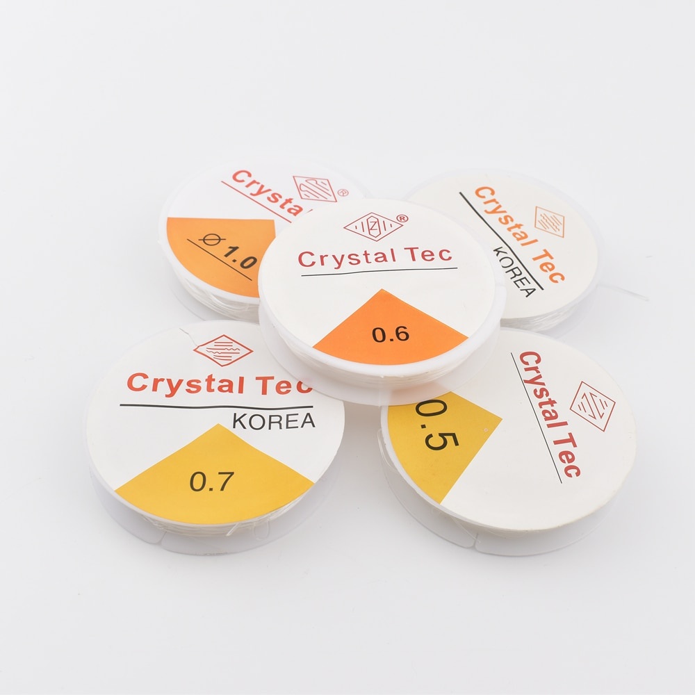 Senar Elastis Buat Gelang / Benang Karet / Senar Crystal Tec