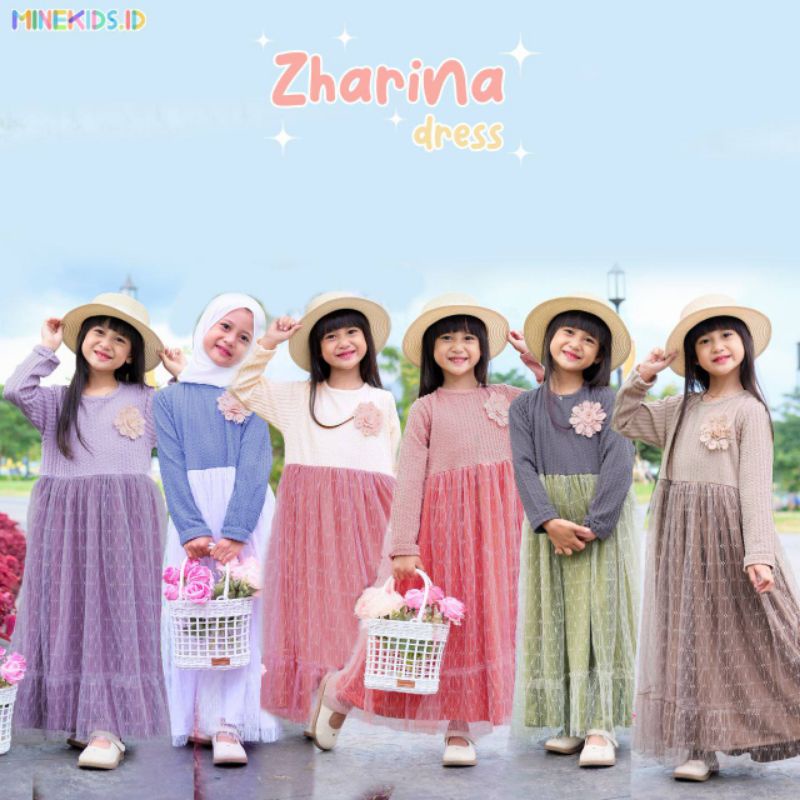 PREE-ORDER Zharina long dress by MINEKIDS