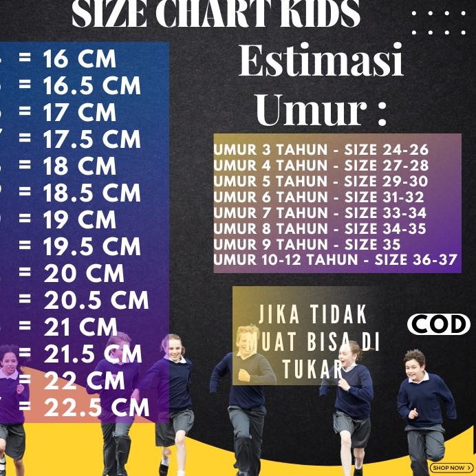 Paling Laku Sepatu Anak Laki Laki/Perempuan Nike Jordan Original Sneakers Sekolah SD Hitam Putih Pre