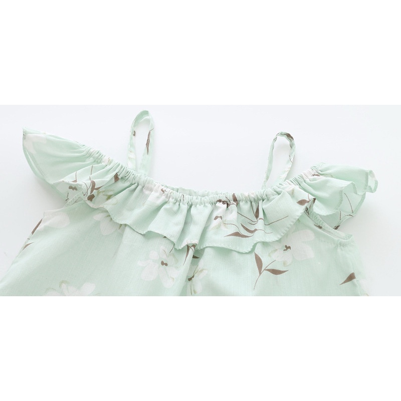 Cherry COD Noona Pinafore Summer Set / Setelan Anak Perempuan / Baju Anak Cewek SP07