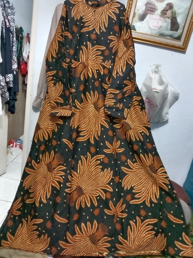 Gamis Batik Manggar, Padi,sekar,cantik,kubis,kipas,daun,kupu,nadine,gendis,kawung,termurah