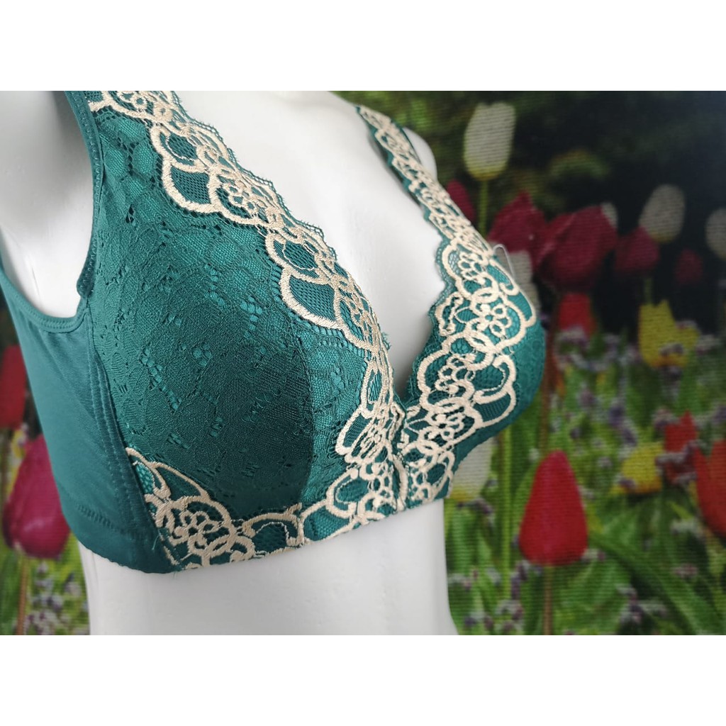 bra/bh wanita kawat motif renda 1329  busa tebal ada kawat