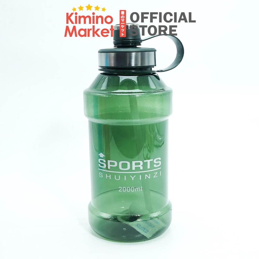 Botol Minum 2000 ML Water Drink Bottle Besar Jumbo dengan Tali