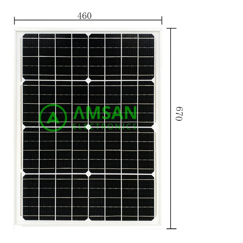 Jual Solar Panel 50 Watt / Panel Surya 50 Wp Monocrystaline | Shopee ...