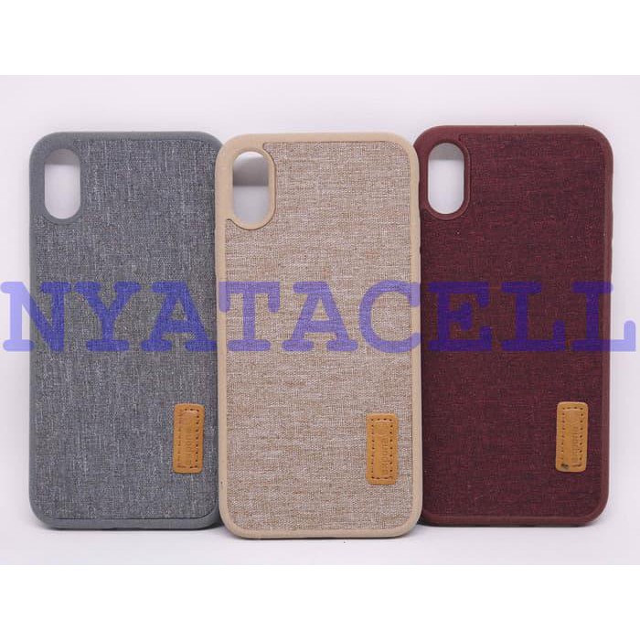 SUPER PROMO CASE EXPORIA DENIM IPHONE XS /SOFTCASE/SOFT/SILIKON/JEANS