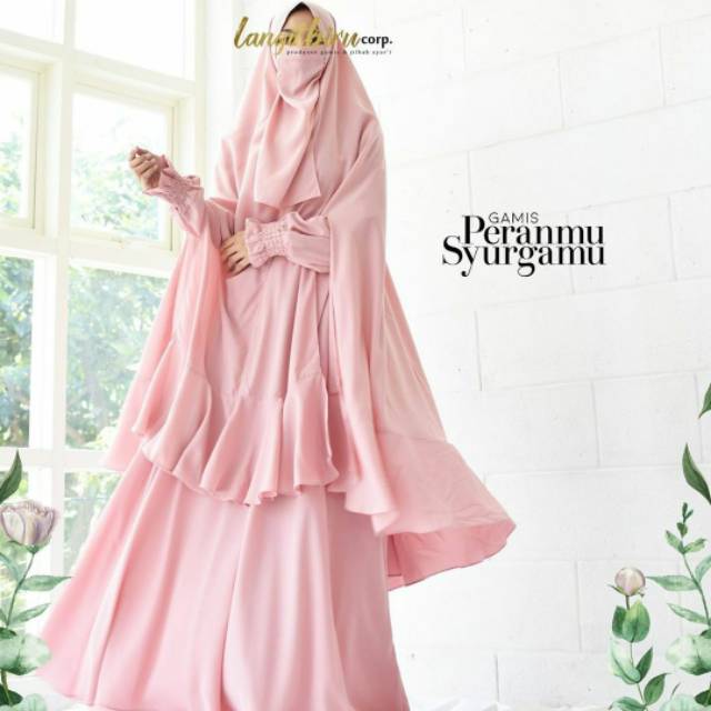 preloved gamis set LANGIT BIRU CORP