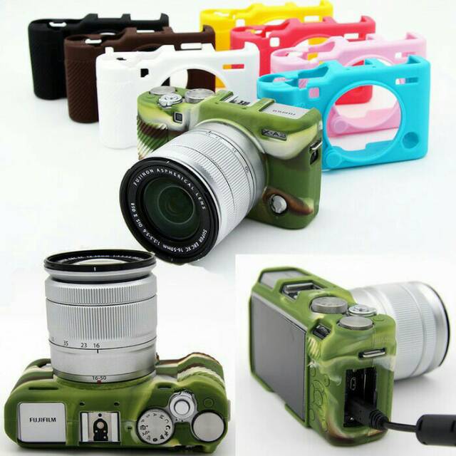 FUJIFILM XA2 XA3 XA5 XA10 XM1 SILICONE CASE CAMERA (SILIKON TAS BODY COVER MIRRORLESS FUJIFILM)