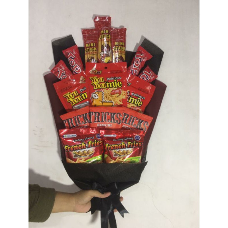 

BUKET SNACK/ Kado Wisuda/ Kado unik/ Buket unik