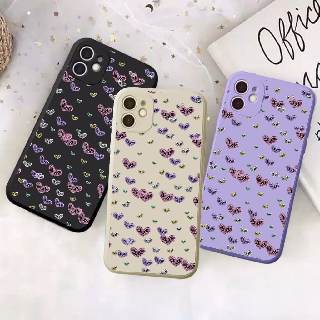 SoftCase Xiaomi Redmi 4a/4x/5a/6a/7/8/8a/9c/9a Love | Casing Bergambar | Case Macaroon- Case Macaron
