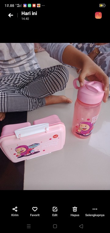 Lunch Box Set/tempat Makan Anak/lunch Set Afrakids