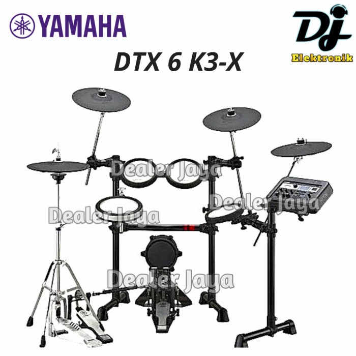 Drum Elektrik Yamaha DTX6K3X / DTX 6 K3X / 6 K3-X / 6K3X - Set