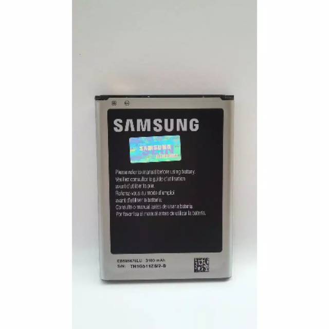 Batre Baterai Batrey Samsung Galaxy Note 2 Original