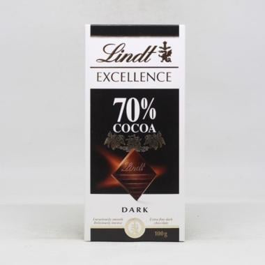 Jual LINDT EXCELLENCE 70% COCOA RICH DARK CHOCOLATE / DARK COKELAT ...