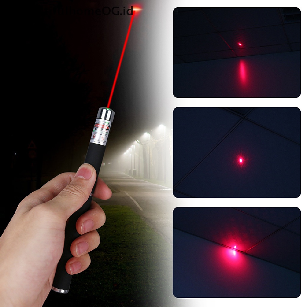 1 Pc Pena Laser Pointer 5MW High Power Warna Merah Biru Hijau