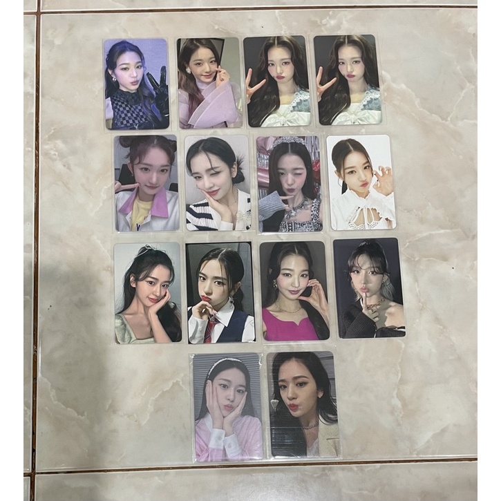 photocard wonyoung maung eleven black red ver ld sw crown lucky draw soundwave makestar r2 ive love 