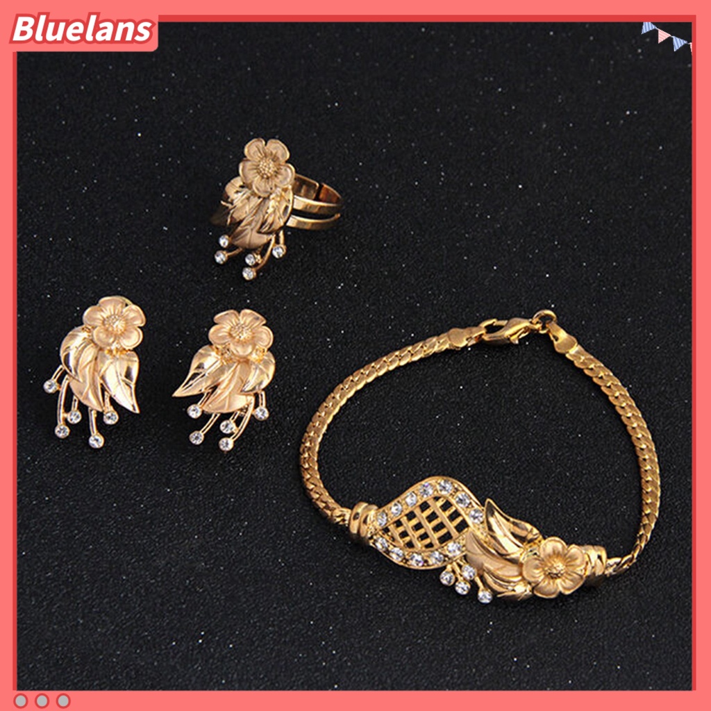 Bluelans Jewelry Set Luxury Exquisite Alloy Fashion Earrings Jewelry Set