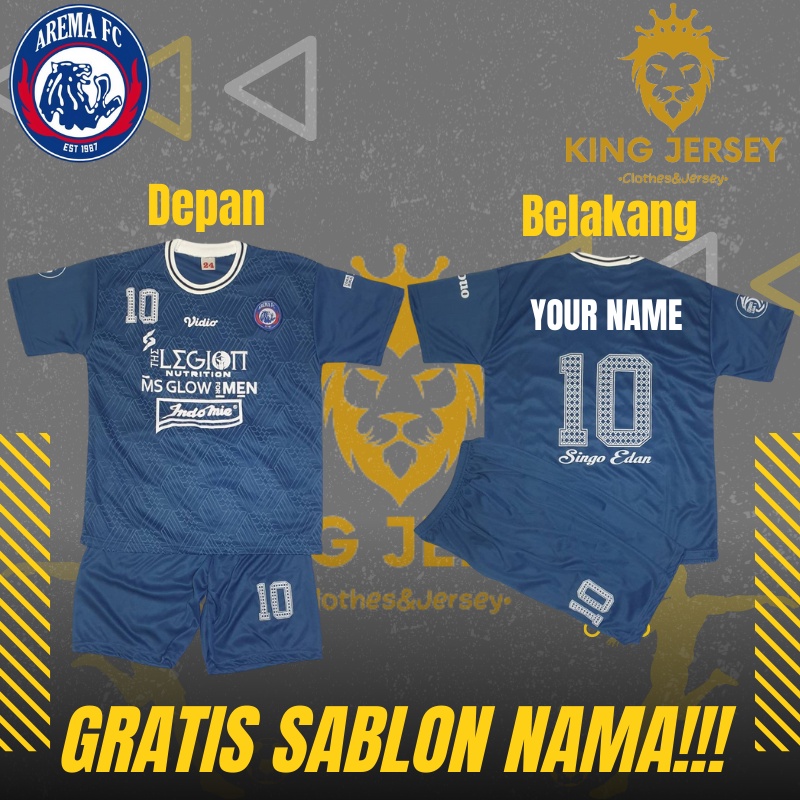 JERSEY BOLA AREMA UNTUK ANAK ANAK 0-15 TAHUN KEATAS