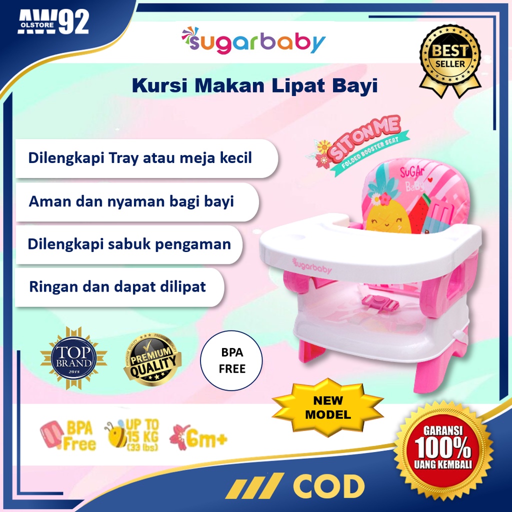 Kursi Bayi Kursi Makan Bayi Anak Kursi Makan Lipat Tempat Duduk Perlengkapan Bayi Baru Lahir KB01