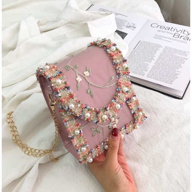 Velyn.bag GT1352 Tas Selempang Flower Mini Cantik wanita ready import terbaru EL 197 KPC8717 LT1544 