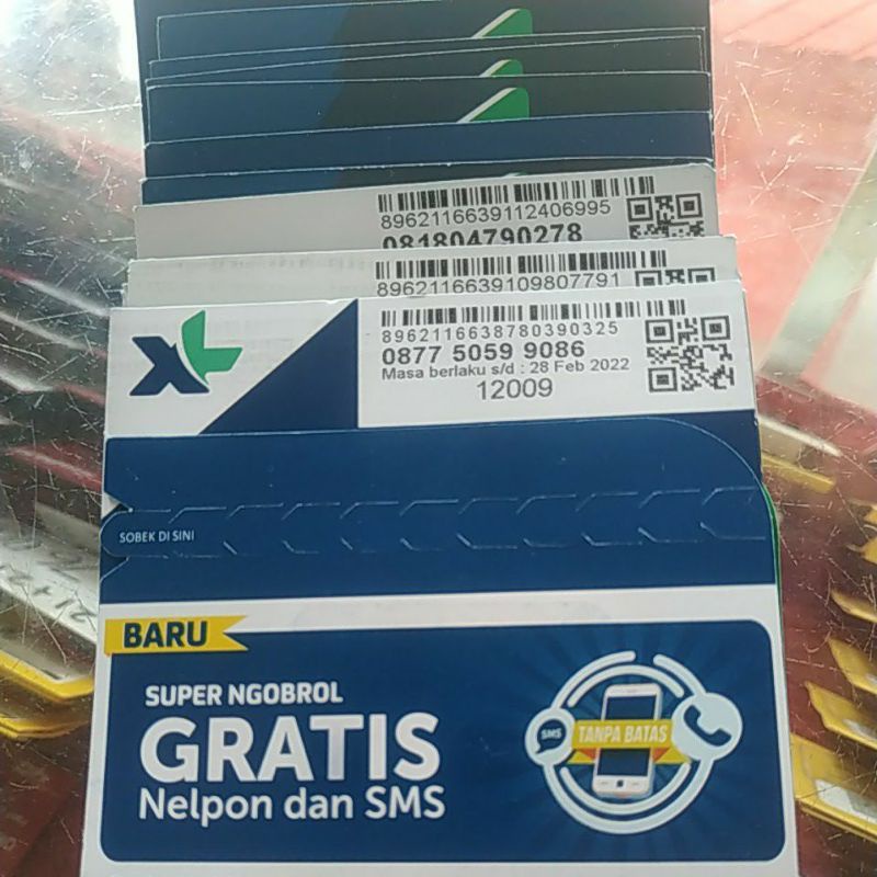 PERDANA XL GRATIS NELFON DAN SMS MINIMAL ORDER 5 PCS