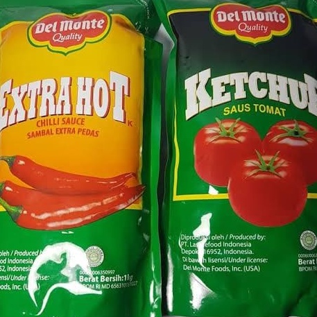 

Del Monte Saus Tomat, Sambal Extra Pedas, Ketchup, Extra Hot Chilli Sauce