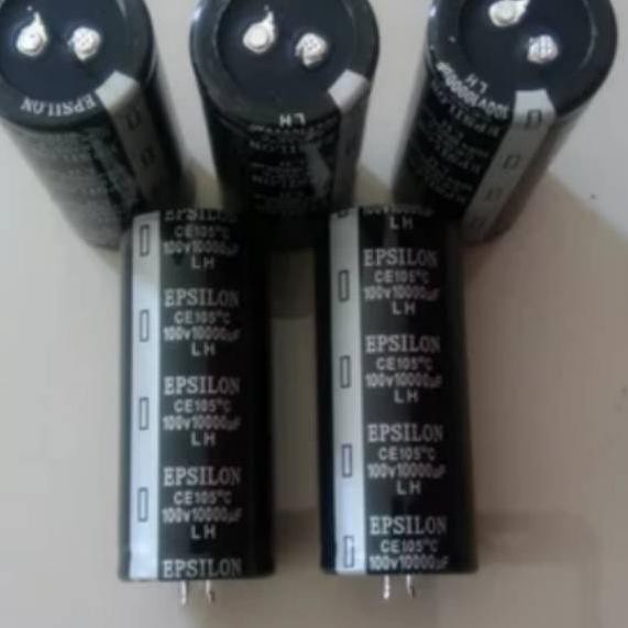 ✥ ELCO 100 v 10000uf EPSILON 10000uf 100v ORIGINAL ➬