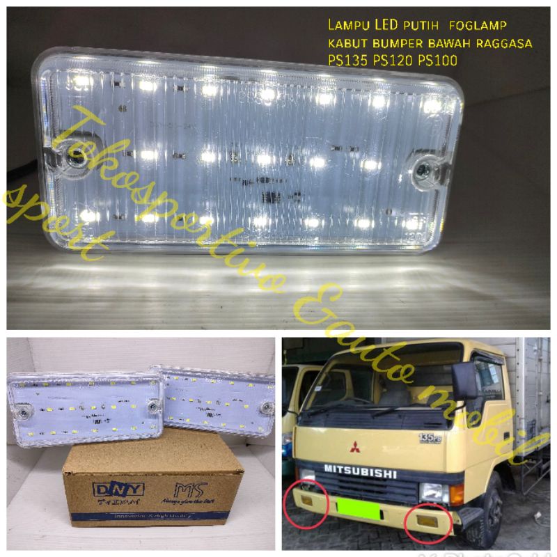 Lampu LED putih foglamp kabut bemper Raggasa PS120 PS135 PS100 DNY