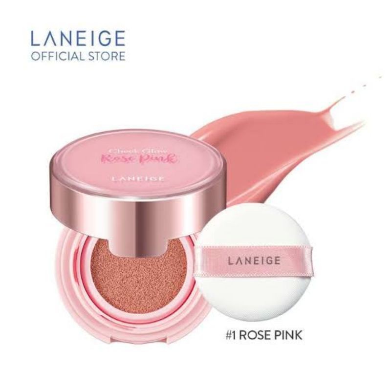 Laneige Cheek Glow Rose Pink - Blush On Cushion Perona Pipi skincare make up kosmetik original