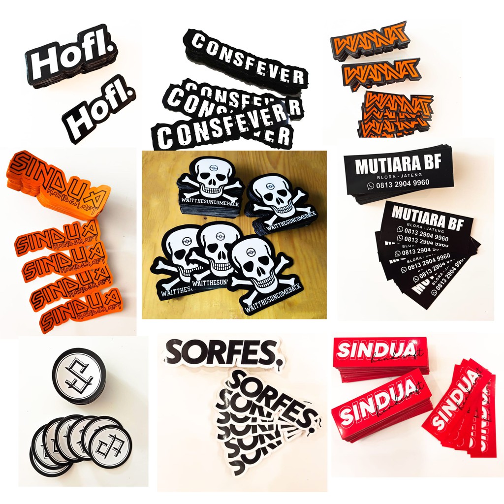 

STIKER BRAND DISTRO CUSTOM MEDIA PROMOSI (90- 120 PCS) GRAFTAC HYPEBEAST STICKER